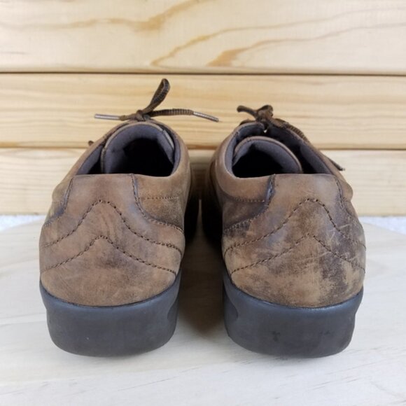 Worx by Red Wing 7.5M Brown Leather Lace-up Work Safety Oxford Shoes STYLE #5115 - Picture 11 of 11